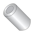 Newport Fasteners Round Spacer, #10 Screw Size, Plain Aluminum, 7/16 in Overall Lg, 0.192 in Inside Dia 183823